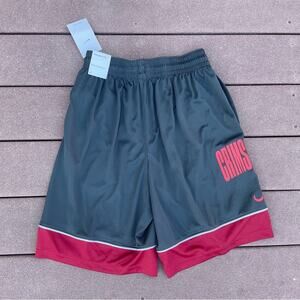 Nike Men's Medium Alabama Crimson Tide Athletic Shorts NWT Red Gray Gym
